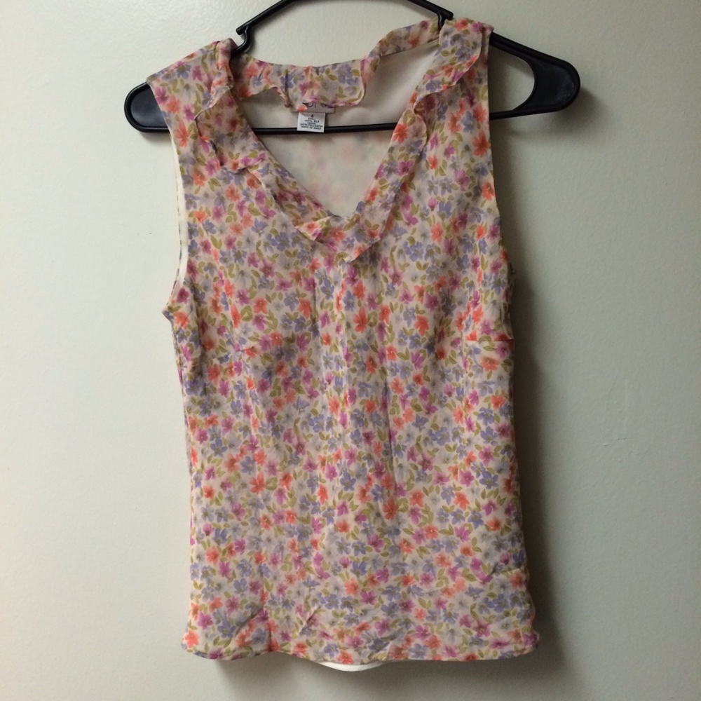 Flowery Ann Taylor Blouse